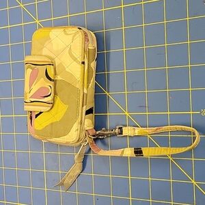 Vera Bradley Quilted Wallet w Phone Pocket 5.5 x 3.5